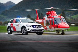 Le nouveau véhicule médical d’urgence sur la base d'Erstfeld