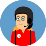 Comic figure: female paramedic