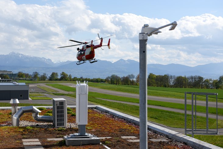 La base Rega de la Blécherette dispose désormais de sa propre station météorologique.