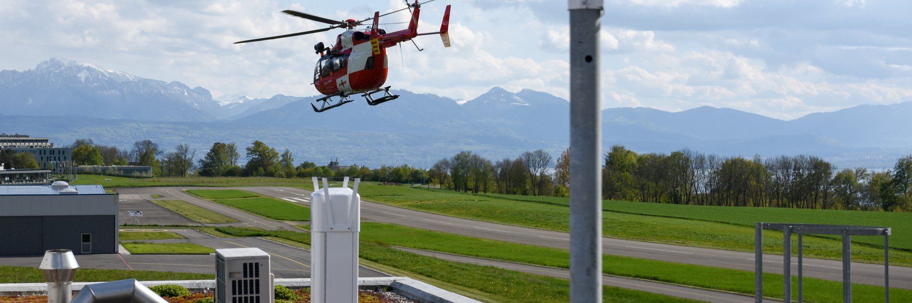 La base Rega de la Blécherette dispose désormais de sa propre station météorologique.
