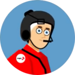 Comic character: pilot