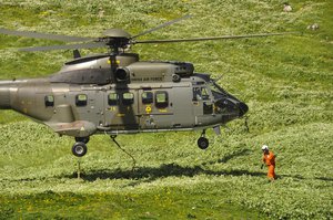 Helicopter from the Swiss Air Force