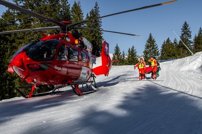 Opération de sauvetage sur les pistes
