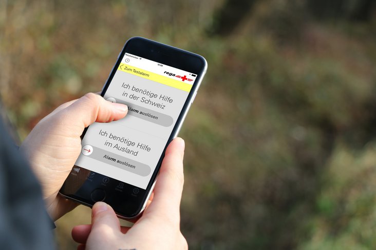 An indispensable tool in modern-day air rescue: Rega’s emergency app