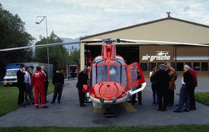  Taking delivery of the Agusta A 109 K2 in Untervaz