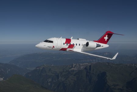 Scaricare l'immagine jet ambulanza Bombardier Challenger 650