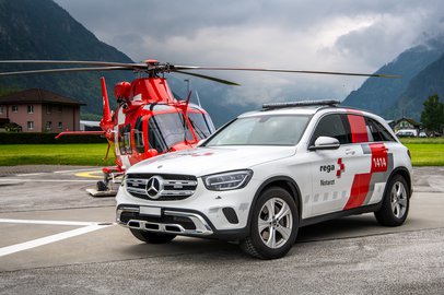 AgustaWestland Da Vinci et un médical d’urgence d'urgence avant la montagne