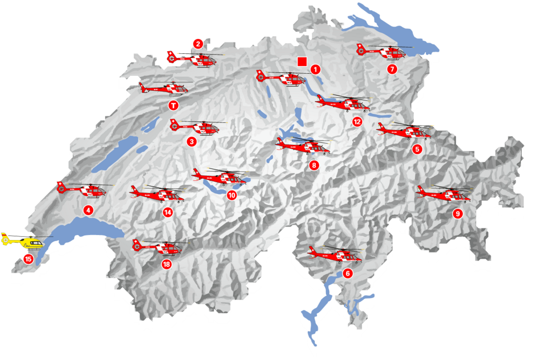 Graphique du dispositif de base de la Rega