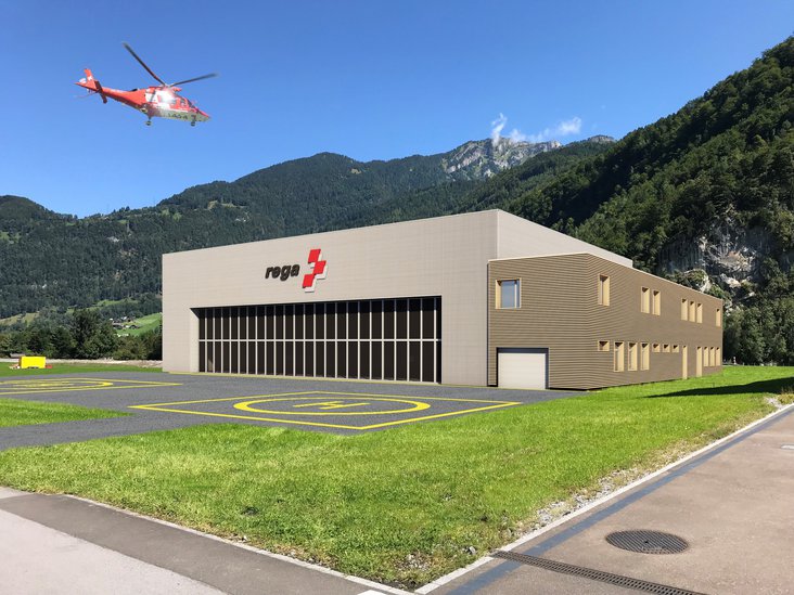 Spatenstich für die neue Rega-Basis in Mollis | Swiss Air-Rescue Rega