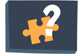 Image symbolique : point d'interrogation et pièce de puzzle