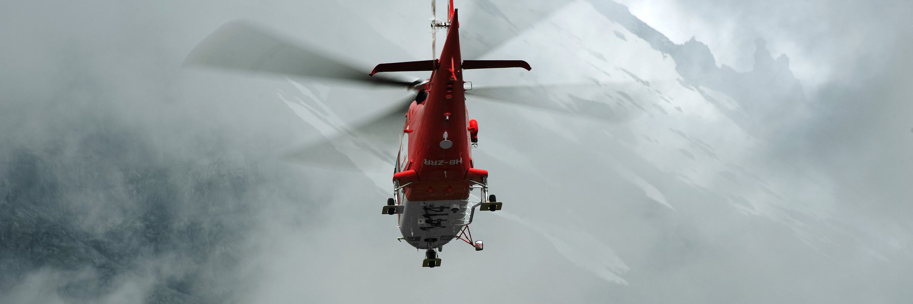 Helikopter im Flug