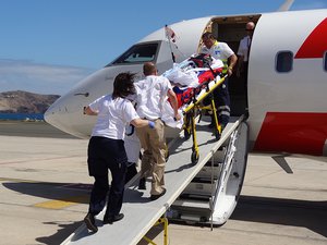  La Rega rapatrie à bord de ses avions-ambulance