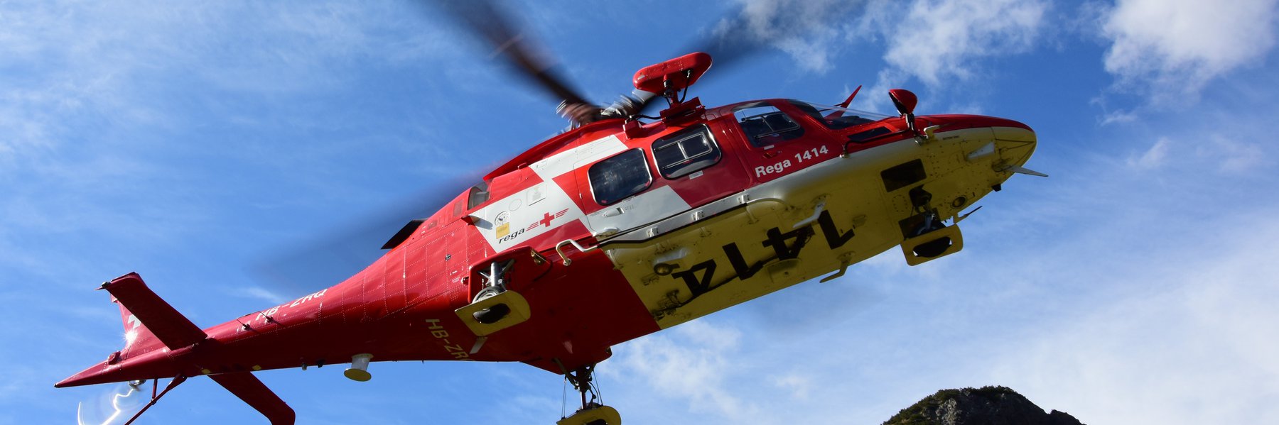 Helikopter im Flug