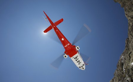 Helikopter im Flug