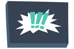 Image symbolique avec trois points d'exclamation.