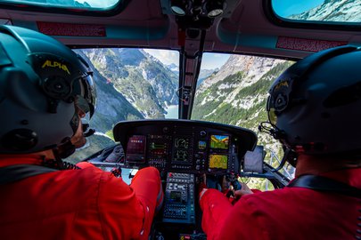 Cabina di pilotaggio dell'H125