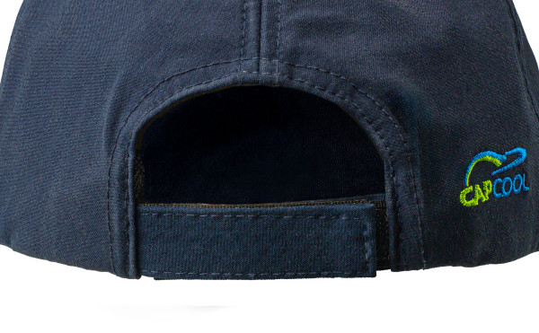 Basecap blue, presentazione ingrandita