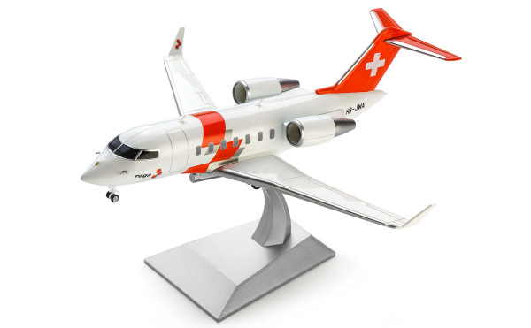 Jet Challenger 650, Modell (Massstab 1:100), zur vergrösserten Darstellung