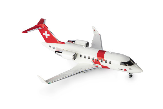 Jet Challenger 650 im Massstab 1:76, zur vergrösserten Darstellung