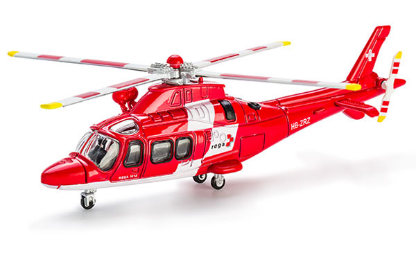 Agusta Da Vinci, modello mini  (scala 1:86), presentazione ingrandita