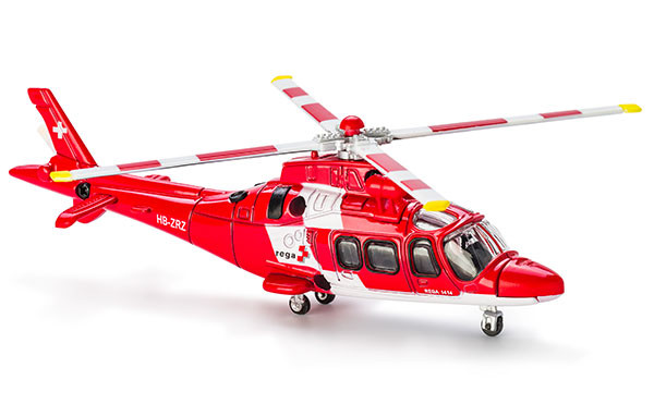 Agusta Da Vinci, modello mini  (scala 1:86), presentazione ingrandita