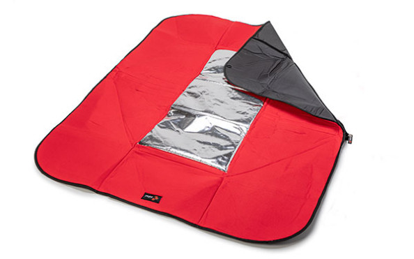 Couverture convertible en sac isotherme, pour agrandir l'affichage