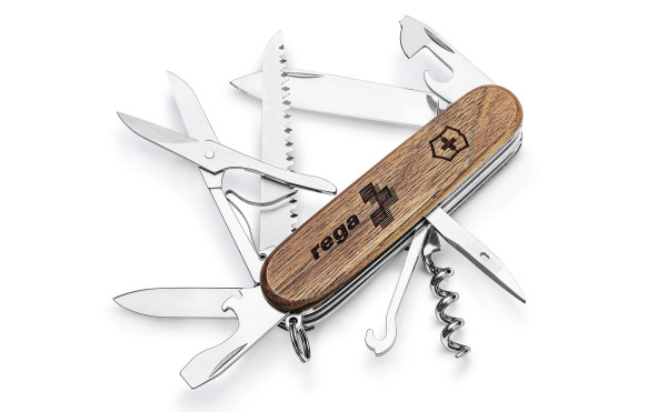 Couteau Victorinox Huntsmann Wood, pour agrandir l'affichage