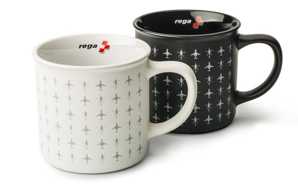 Tasse schwarz & weiss, Duo, zur vergrösserten Darstellung