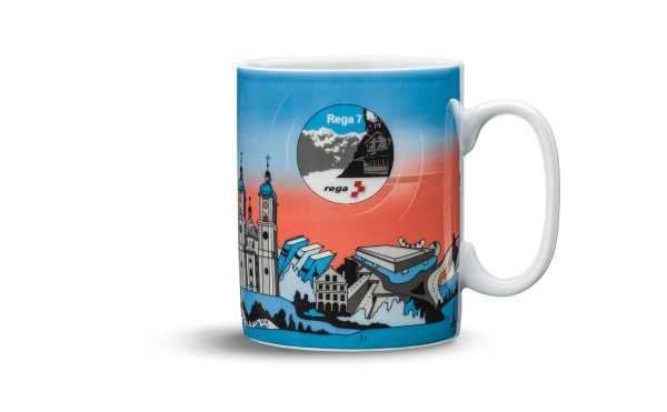 La tasse Rega - édition spéciale de St-Gall, pour agrandir l'affichage